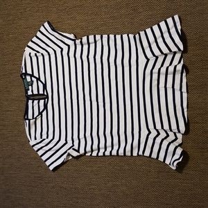 Size large, flattering, Ralph Lauren cotton top
